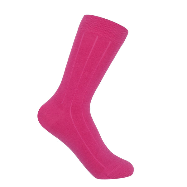 Indulgent Cashmere Women's Socks - Hot Pink