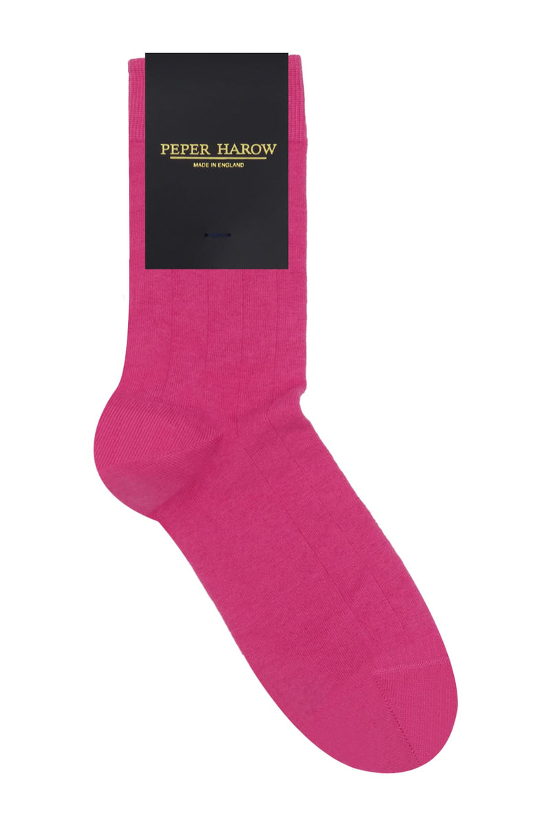 Indulgent Cashmere Women's Socks - Hot Pink