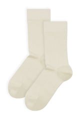 Indulgent Cashmere Women's Socks - Cream
