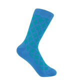 Clover Women's Socks - Blue