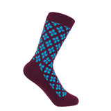 Clover Women's Socks - Maroon