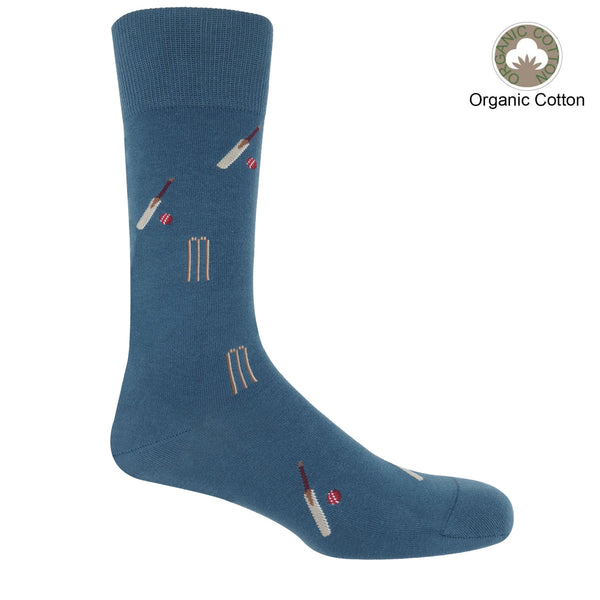Cricket Men's Socks - Blue