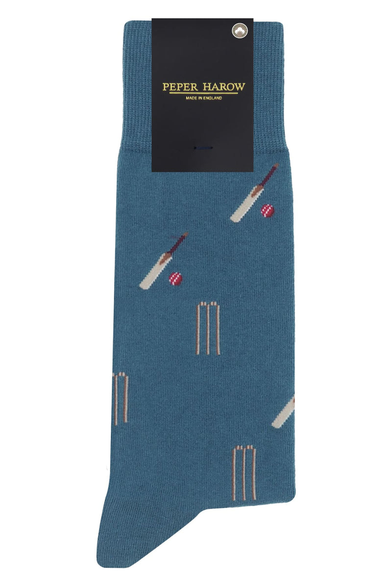 Cricket Men's Socks - Blue