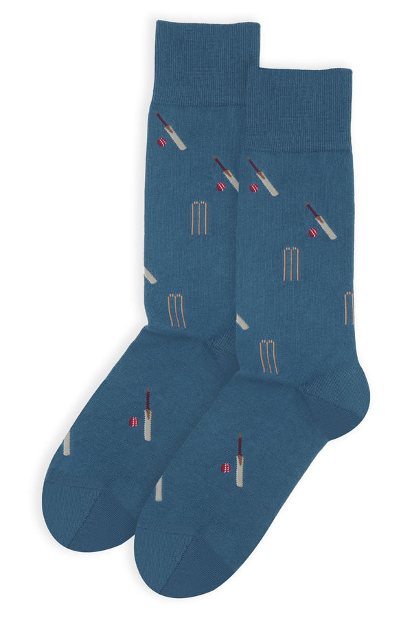 Cricket Men's Socks - Blue