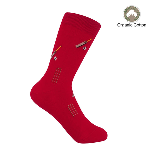 Cricket Women's Socks - Red