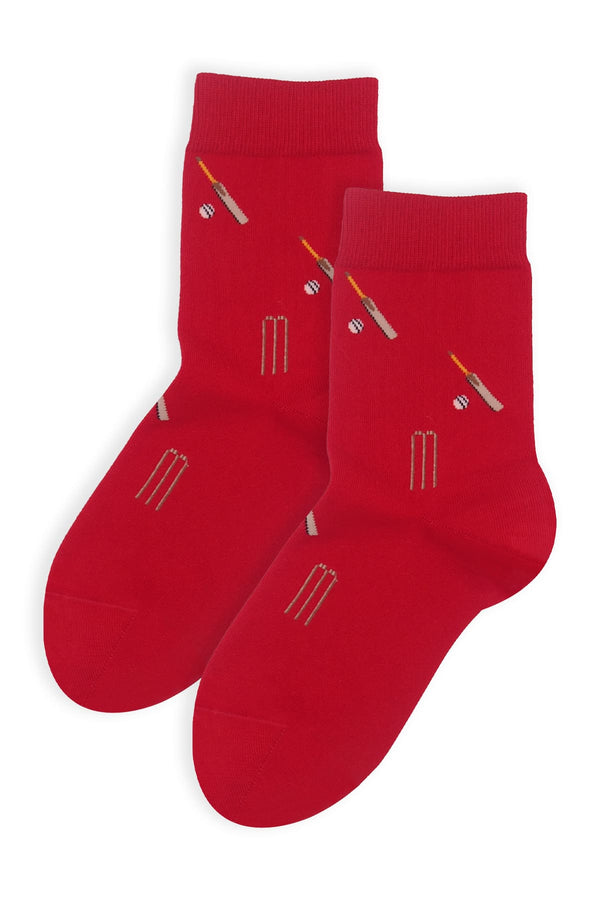 Cricket Women's Socks - Red