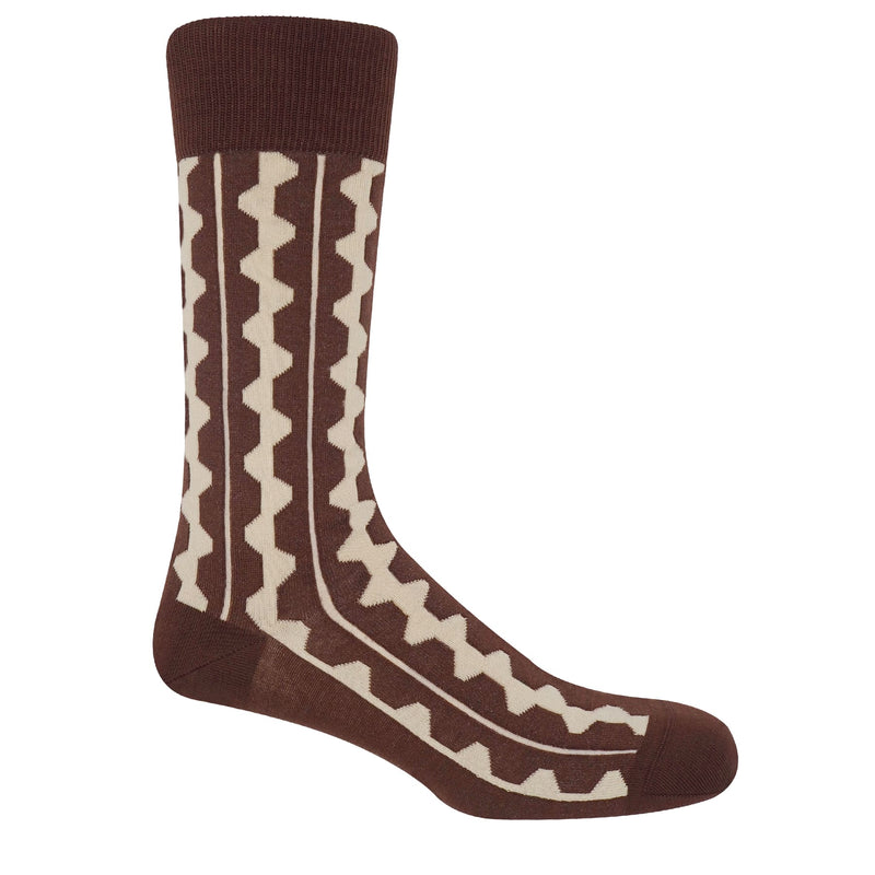 Groove Men's Socks - Brown