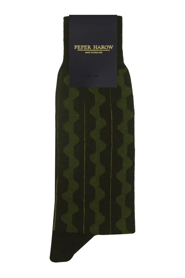 Groove Men's Socks - Olive