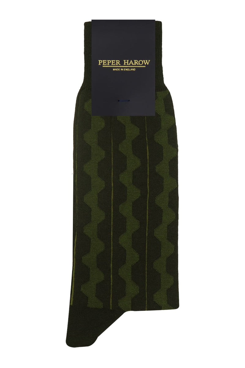 Groove Men's Socks - Olive