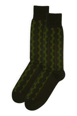 Groove Men's Socks - Olive