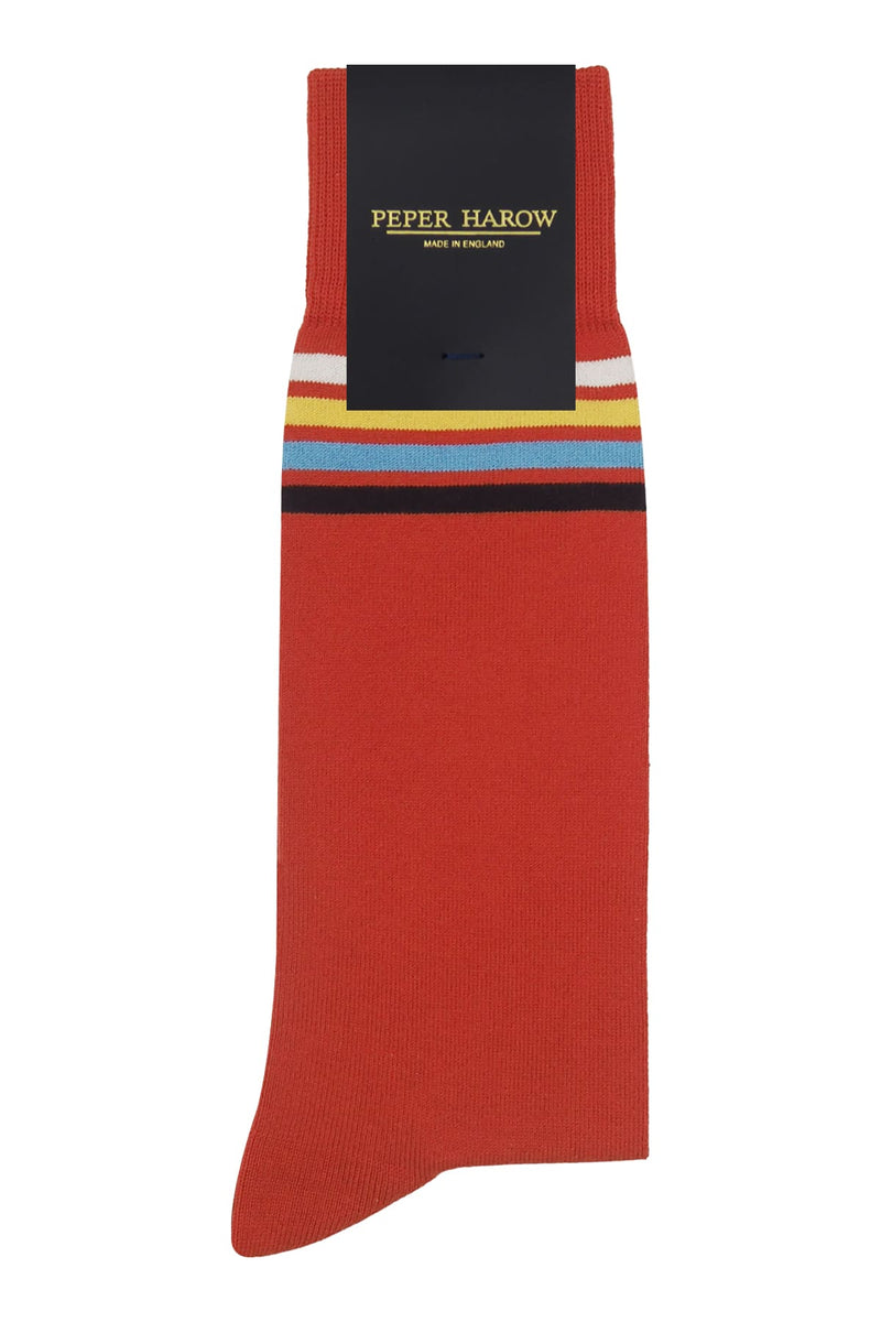 Mix Tape Men's Socks - Orange