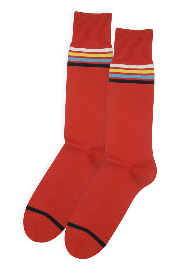 Mix Tape Men's Socks - Orange