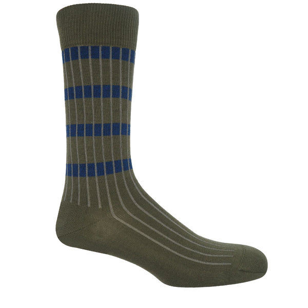 Crosslet Herrensocken - Armeegrün