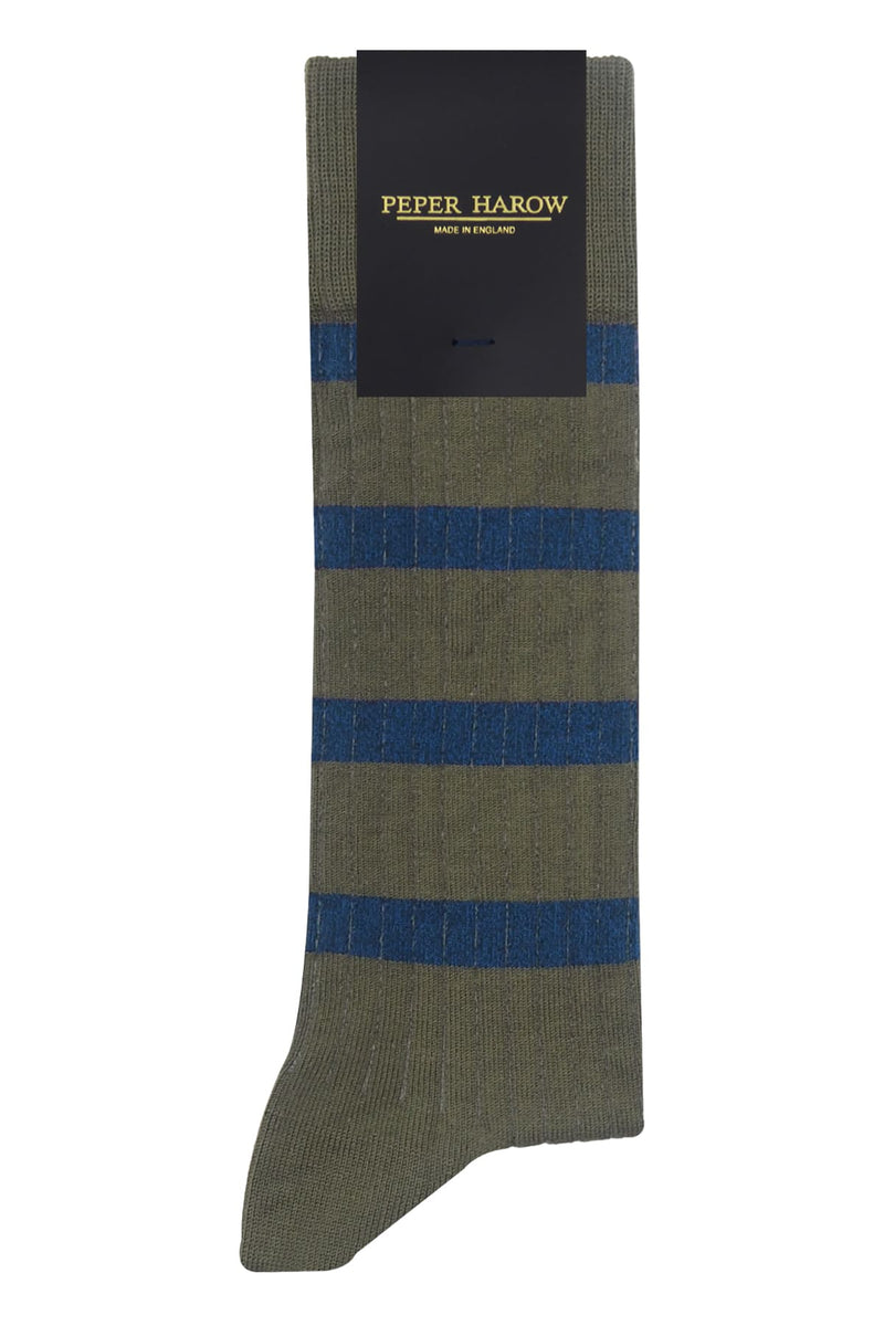 Crosslet Herrensocken - Armeegrün