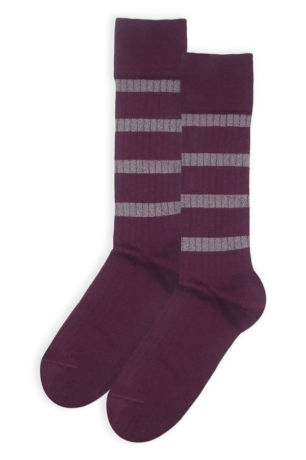 Old School Men's Socks - Maroon