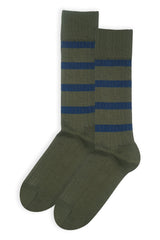 Crosslet Herrensocken - Armeegrün