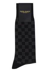 Battenberg Men's Socks - Black