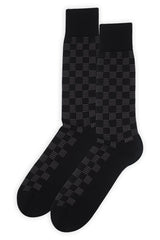 Battenberg Men's Socks - Black