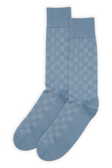 Battenberg Men's Socks - Blue