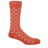 Battenberg Men's Socks - Salmon