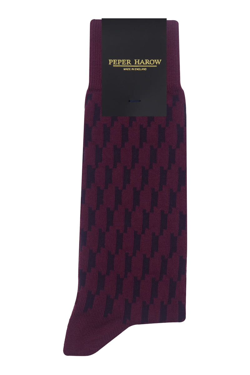 Scooby Men's Socks - Maroon