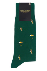 Umbrella Men's Socks - Green