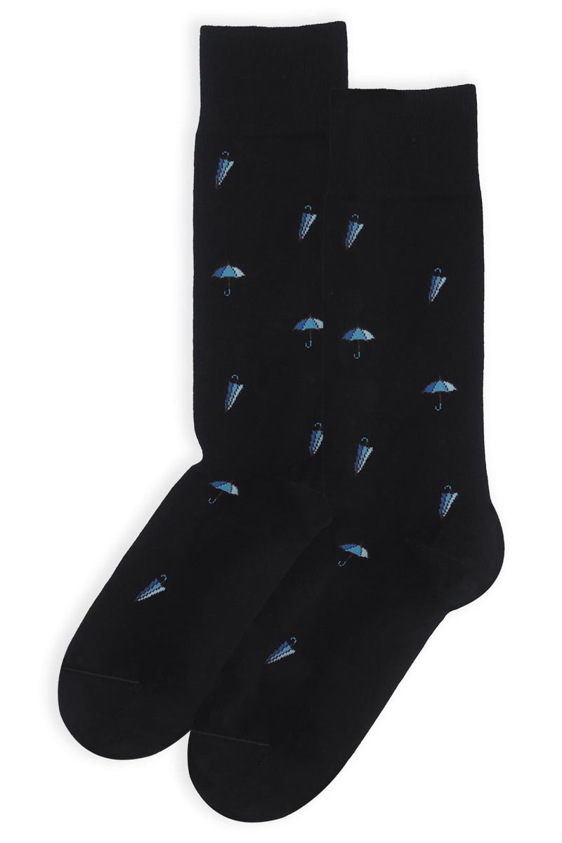 Umbrella Men's Socks - Black