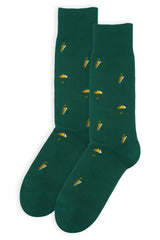 Umbrella Men's Socks - Green