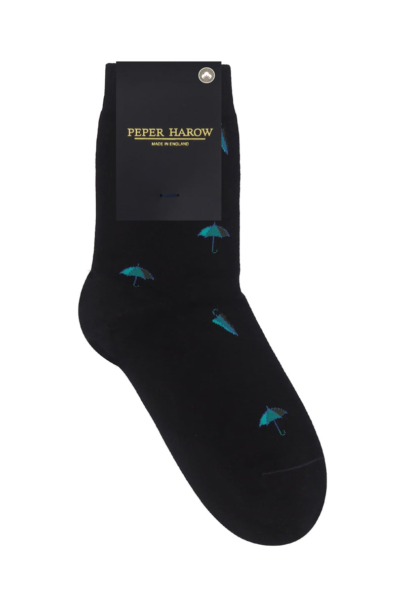 Umbrella Women's Socks - Black