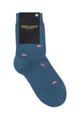 Umbrella Women's Socks - Blue