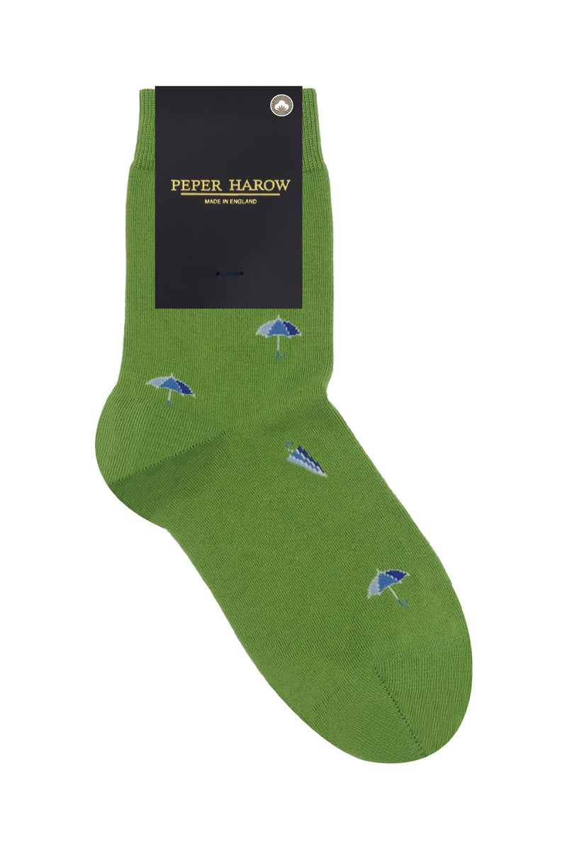 Umbrella Women's Socks - Green