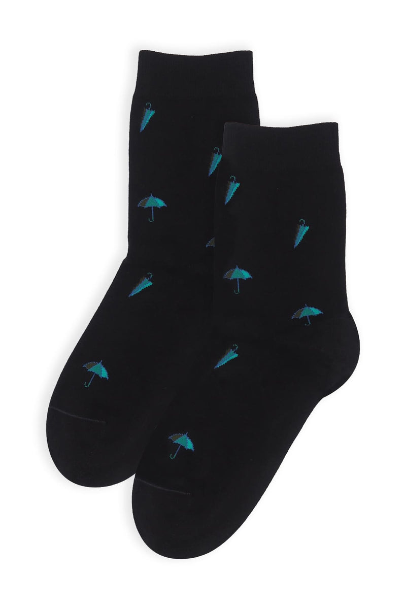Umbrella Women's Socks - Black