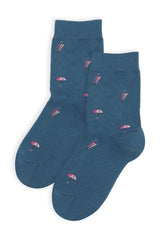 Umbrella Women's Socks - Blue