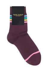 Mix Tape Women's Socks - Maroon