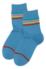 Mix Tape Women's Socks - Blue
