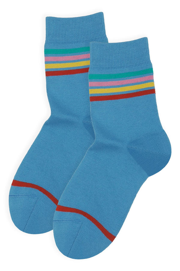 Mix Tape Women's Socks - Blue