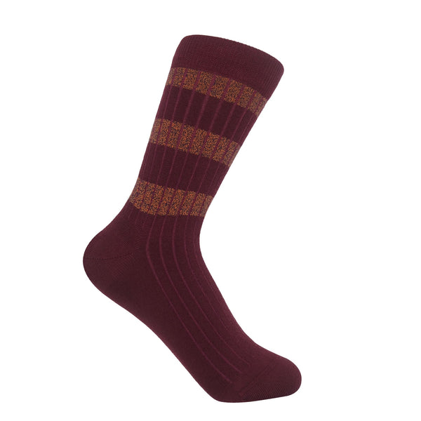 Old School Women's Socks - Maroon
