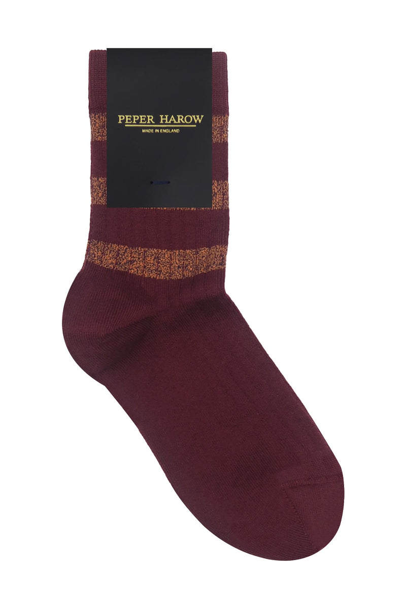Old School Women's Socks - Maroon
