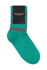 Old School Women's Socks - Teal