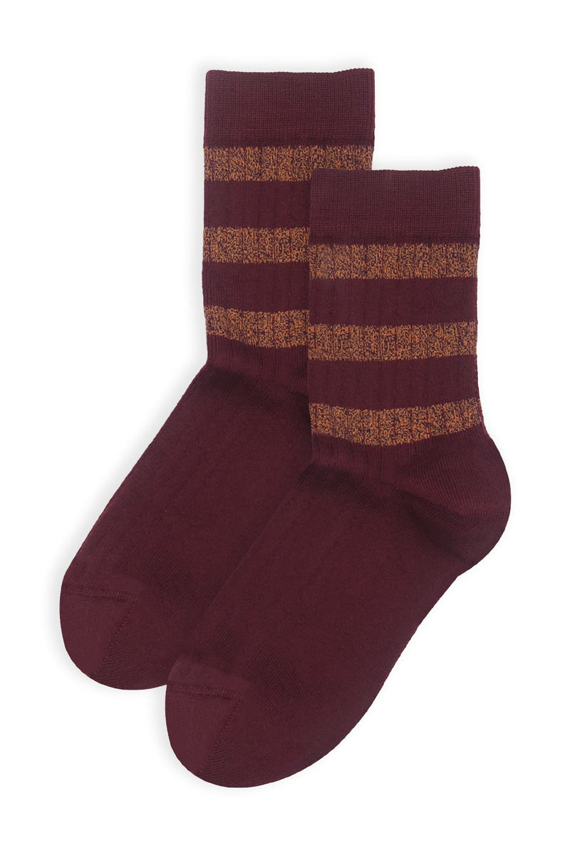 Old School Women's Socks - Maroon