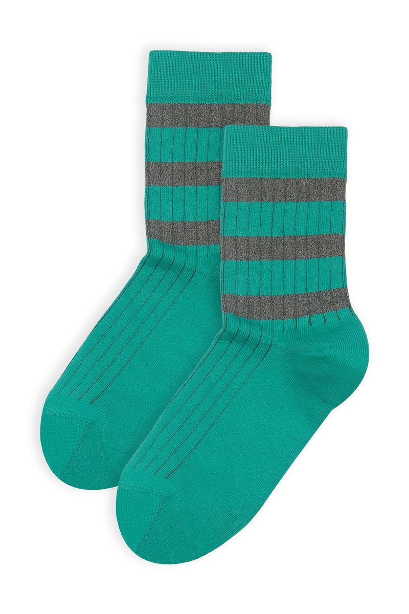 Old School Women's Socks - Teal