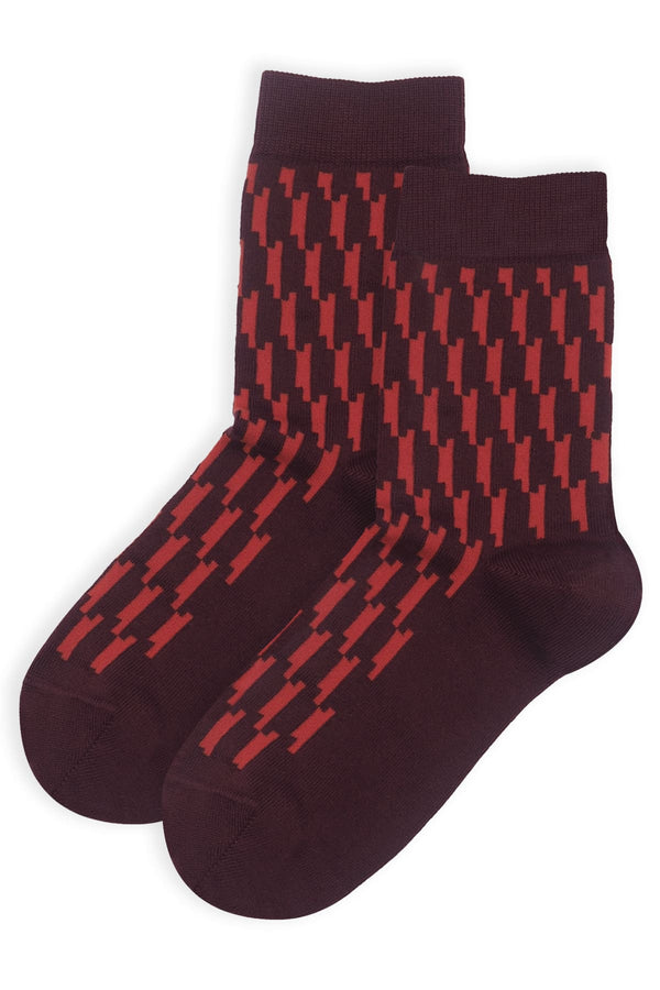 Crosslet Damensocken - Marineblau