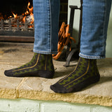 Soho Herrensocken - Blaugrün