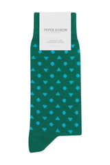 Confetti Men's Socks - Teal