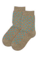 Confetti Women's Socks - Beige