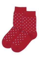 Confetti Women's Socks - Red