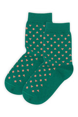 Confetti Women's Socks - Teal
