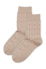 Daisy Women's Socks - Beige