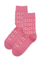 Daisy Women's Socks - Pink