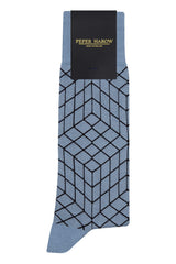 Puzzle Men's Socks - Blue